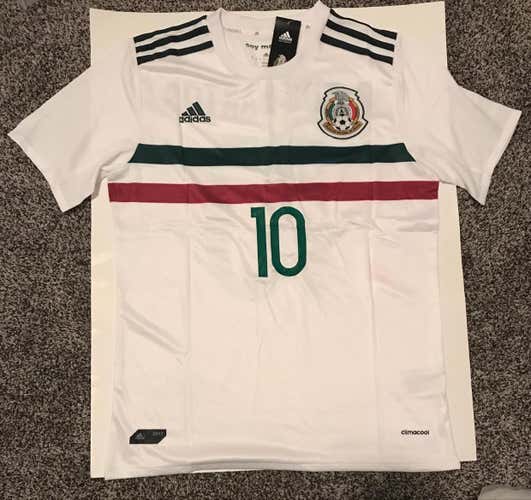 Mexico Away Soccer Jersey Dos Santos (S)