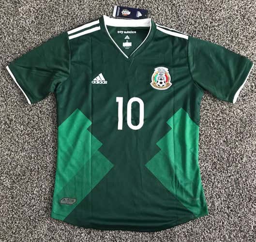 Mexico Home Soccer Jersey Dos Santos (S)