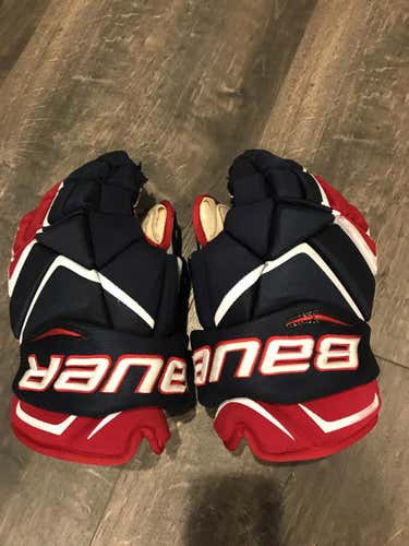 Bauer Vapor 1X Pro Stock Gloves 14in used 3x