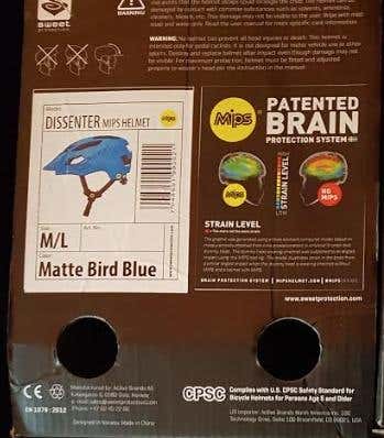 New Sweet Dissenter MIPS M/L Matte Bird Blue  2018 Helmet
