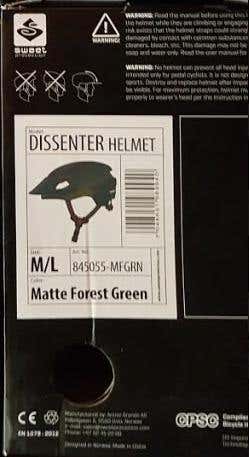 New Sweet Dissenter MIPS M/L Matte Forrest Green  2018 Helmet