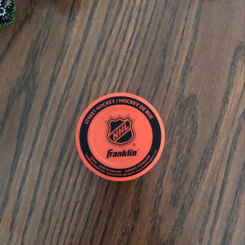 Franklin Street Hockey Puck (never Used)