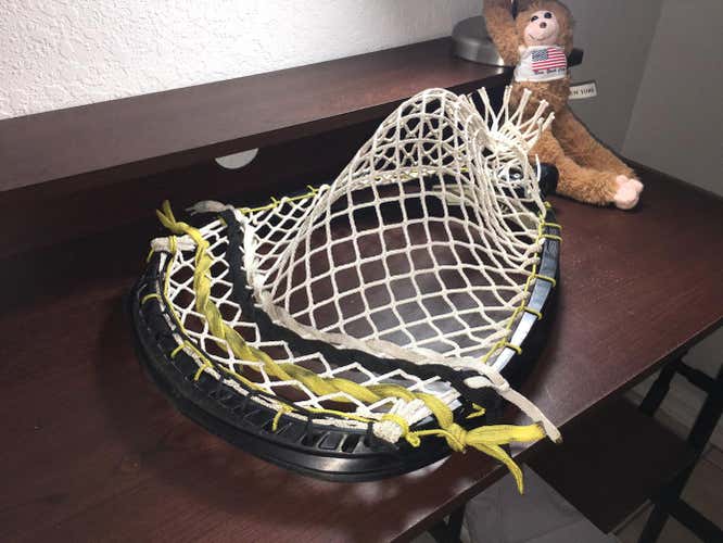 Strung  Black STX Shield Goalie Lacrosse Head