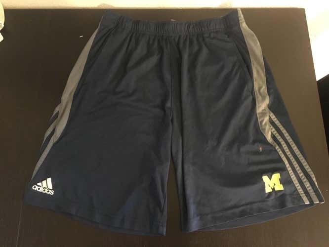 Adidas Michigan Wolverine Athletic Shorts