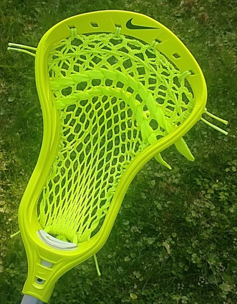 Nike Lakota U Lacrosse Head Strung w/ Volt Semi-Soft Mesh and String King Performance & Shooters