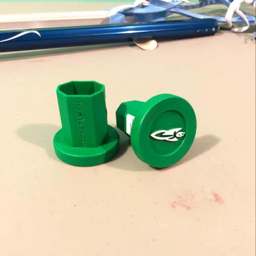 Two New Kelly Green Rocket Mesh Tapesaver Butt Ends