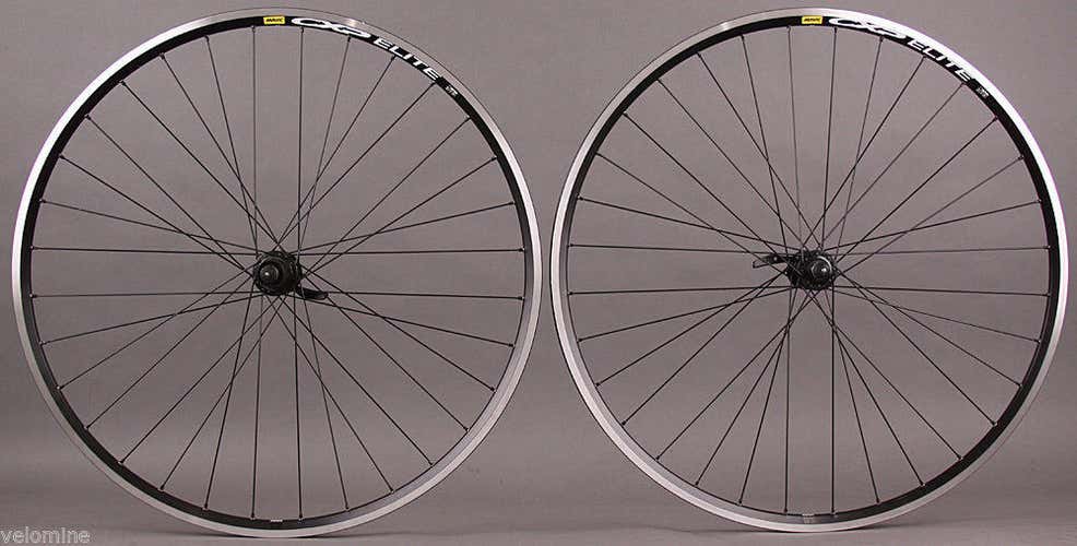 Mavic CXP Elite Shimano 5800 105 Hubs Black Road Bike Wheelset 8 9 10 11 Speed