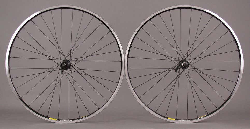 Mavic Open Pro 32h Black Rims Shimano 105 5800 Hubs Road Bike Wheelset DT