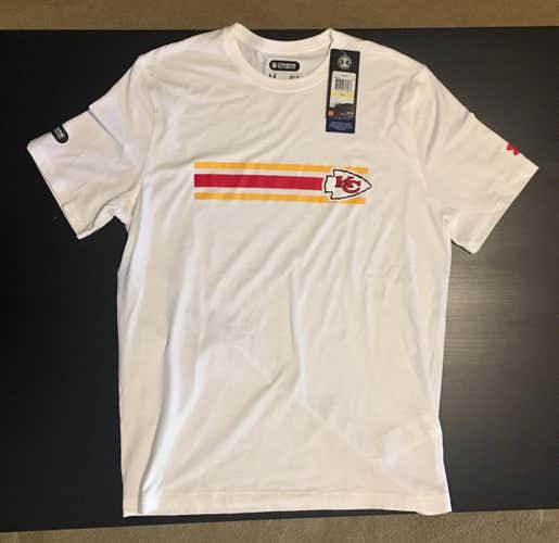 Under Armour KC Chiefs Loose Fitting Heat Gear T-Shirt - Combine Authentic - Medium