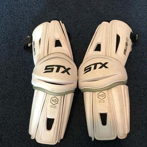 White STX Stallion Arm Guards