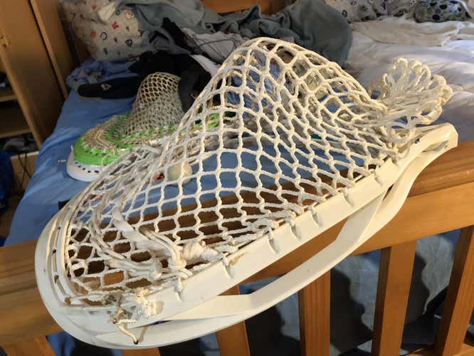 Custom Strung Warrior Nemesis Lyte Goalie Head