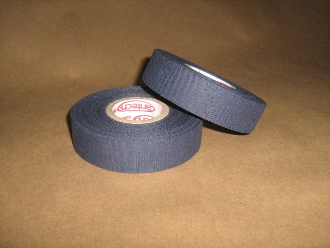 2 Rolls of Sports Tape Baseball Bat Grip Tape 1"x82' Navy Blue