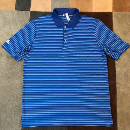 New Adidas Mens Golf Shirt Size L