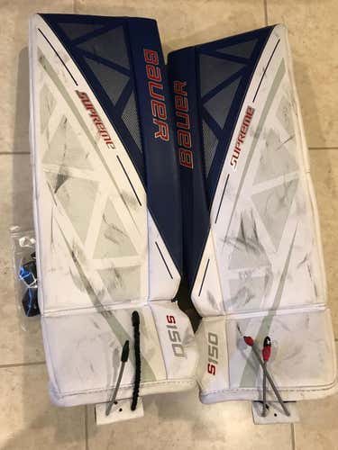 Bauer SUPREME S150 Goalie Leg Pads Junior 30+1