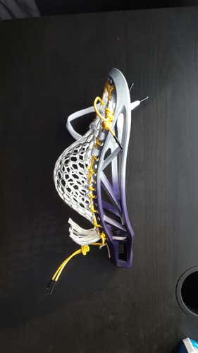 New ECD Mirage - Grey Marble dyed w/ Purple Fade, Strung w/ Hero 2.0 Grey Striker