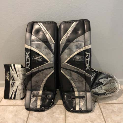 Rebook Leg Pads Brian's Glove And Blocker