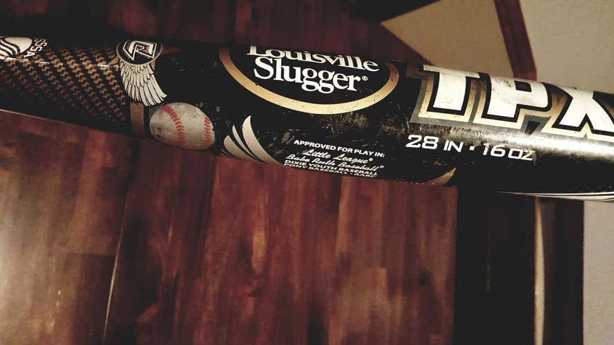 LOUISVILLE SLUGGER TPX CATALYST YB12C COMPOSITE BAT 28" 16 OZ -12 2 1/4" DIA