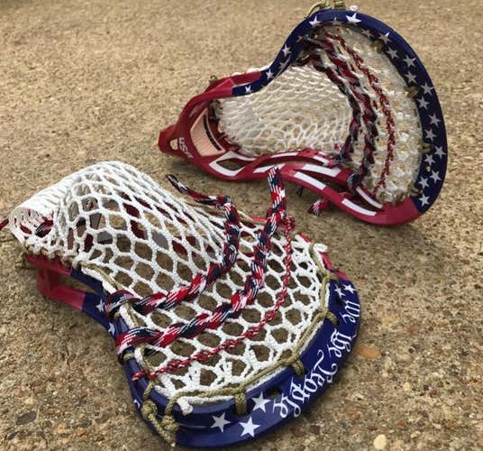 USA Stars & Stripes America Lacrosse Head