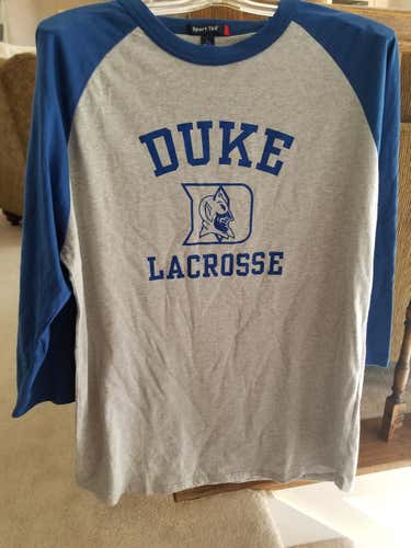 New Duke Lacrosse 3/4 Sleeve Shirt (XL)