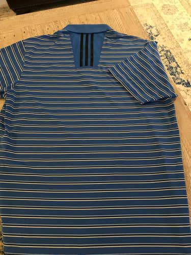 3 ADIDAS Clima Cool Men's Golf Polos Medium