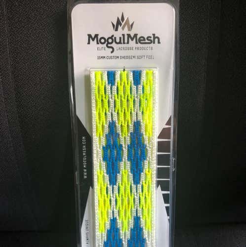 BN Blue And Volt Argyle Mogul Mesh