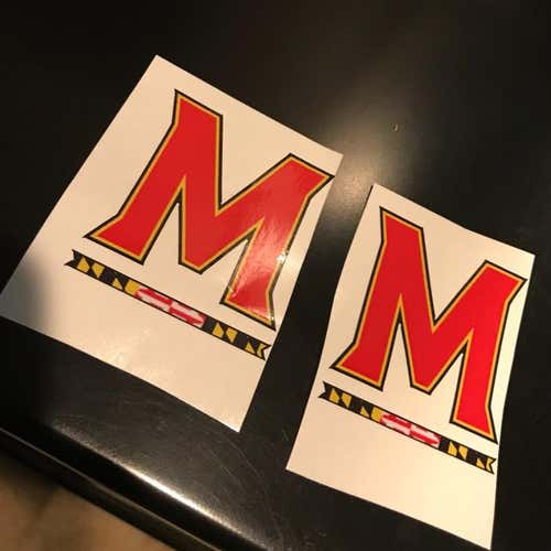 Maryland Lacrosse Helmet Decal Set