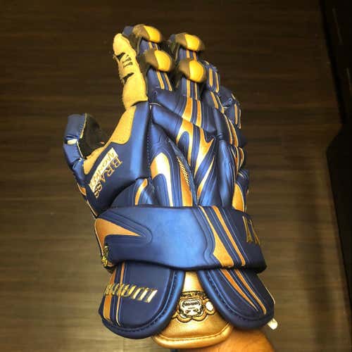 Warrior Brass Monkey Gloves -Royal Blue & Gold