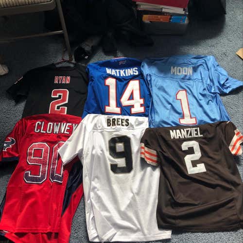 Lot Of Football Jerseys. Message Me For Offers