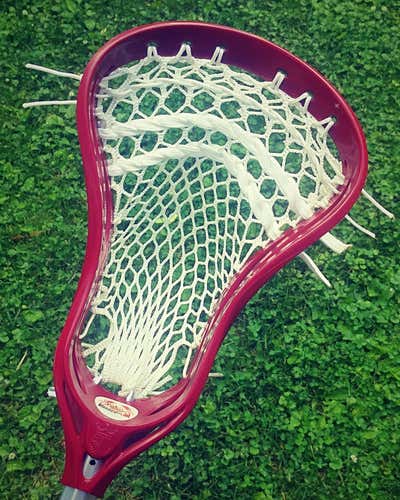New Brine Cyber X Lacrosse Head Hand Strung w/ G3 Semi-Soft Mesh