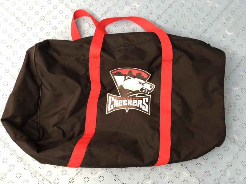 Charlotte Checkers Custom Player Bag