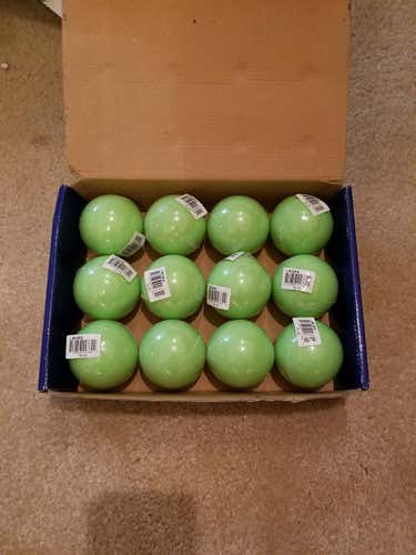 Brand New 12 Pack Champion Lacrosse Balls (Lime Green) SOLD