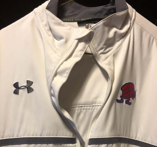 White Under Amour Full Zip Clams Jacket