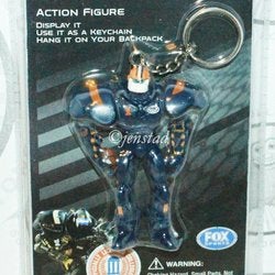 NCAA ILLINOIS ILLINI TEAM CLEATUS - FOX SPORTS ROBOT 3" TOY FIGURE KEYCHAIN 2008