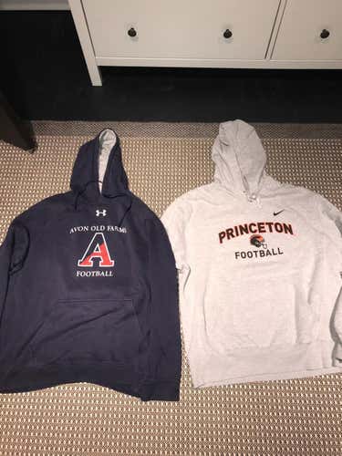 ($25 a hoodie) Avon Old Farms and Princeton Football Sweatshirts