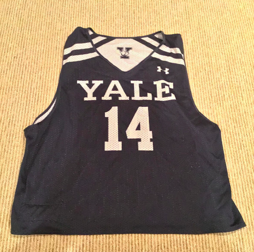 Yale Lacrosse practice jersey (team issued)