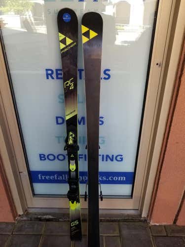 Fischer RC4 Worldcup GS Jr Race Skis used 145cm