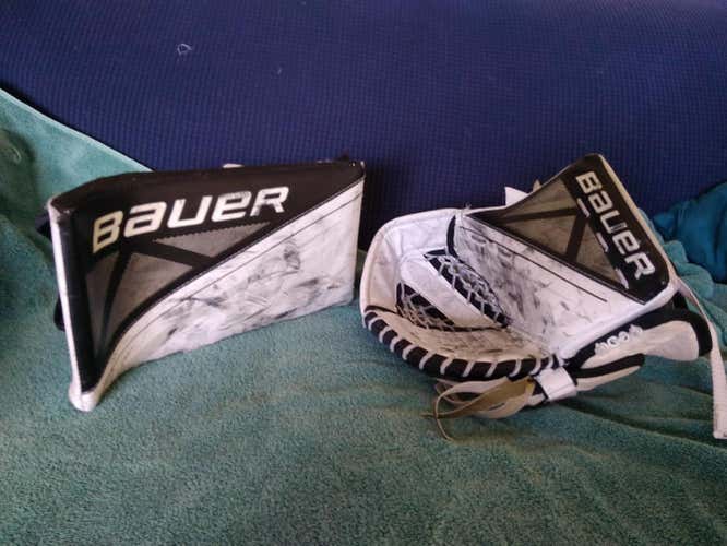Bauer Goalie Glove & Blocker Full Right Junior