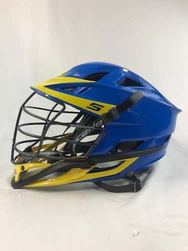 New Cascade S Helmet Adult (Royal Blue Shell / Black Facemask) NO TRADES