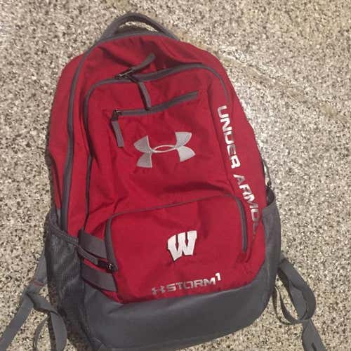 Wisconsin Hockey UA Backpack