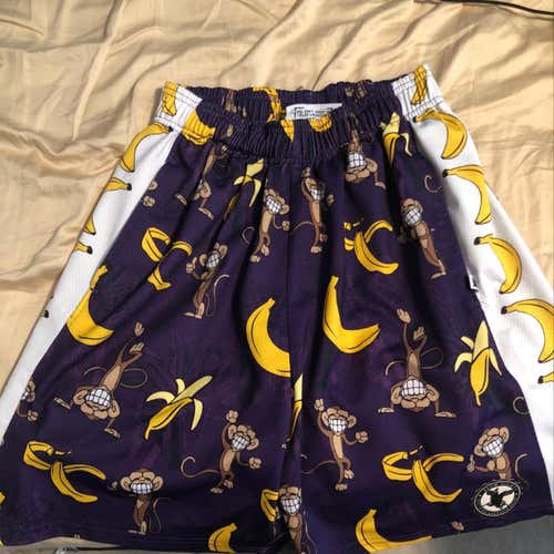Purple Flow Society Monkey/Banana Shorts