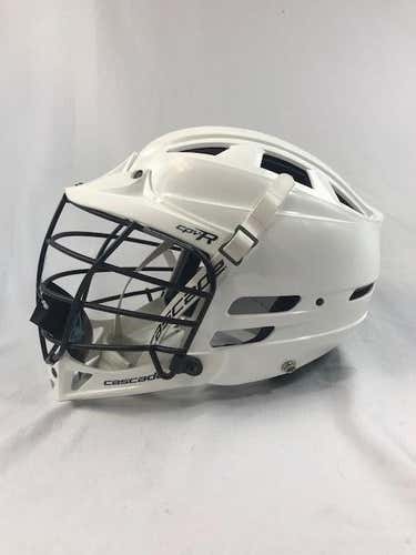 New Cascade CPV-R Helmet Adult (White Shell / Black Facemask) MD/LG NO TRADES