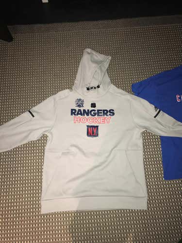 New Adidas Rangers Winter Classic Hoodie