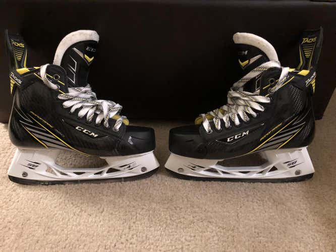 CCM Super Tacks Skates Senior Size 8.0D; Slightly used