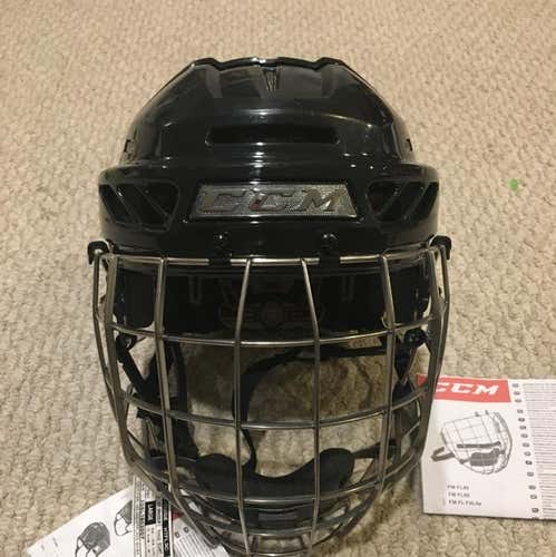 CCM Fitlite 3DS Large Black With Cage