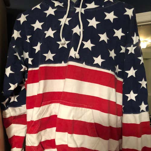 American Flag Hoodie | Size Large