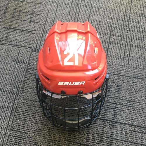 Lightly Used Cornell Bauer Hockey Helmet