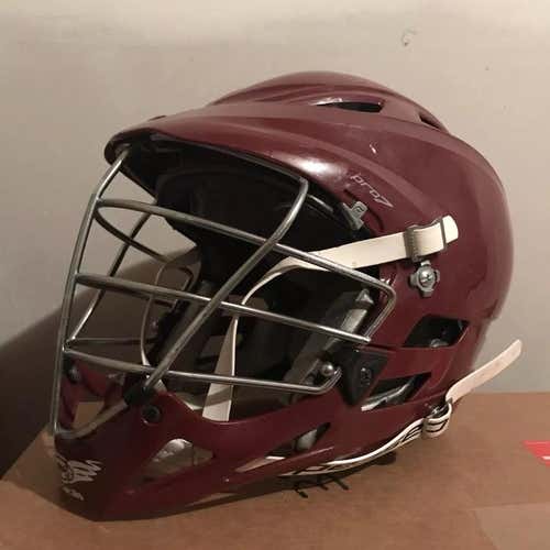 Cascade Pro 7 Lacrosse Helmet Maroon Medium