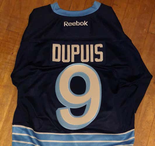 Penguins 3rds blue Dupuis Jersey