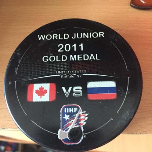 Kuznestov Signed World Juniors Puck