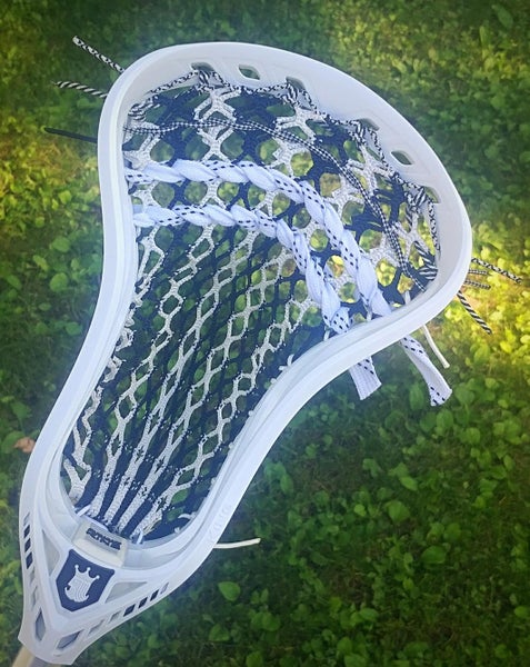 1 BNWT Brine King X Lacrosse Head Strung w/ Triangle Top string & Semi-Soft Mesh
